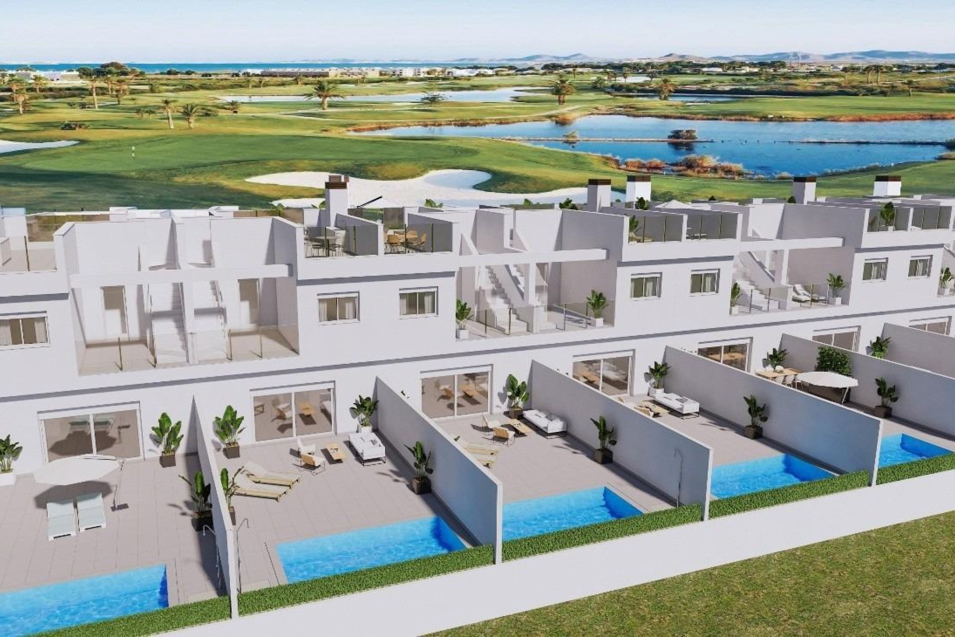 Obra nueva - Town House -
Los Alcázares - Serena Golf