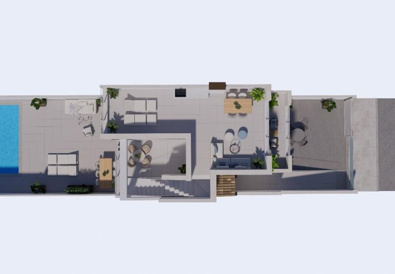 Obra nueva - Town House -
Los Alcázares - Serena Golf