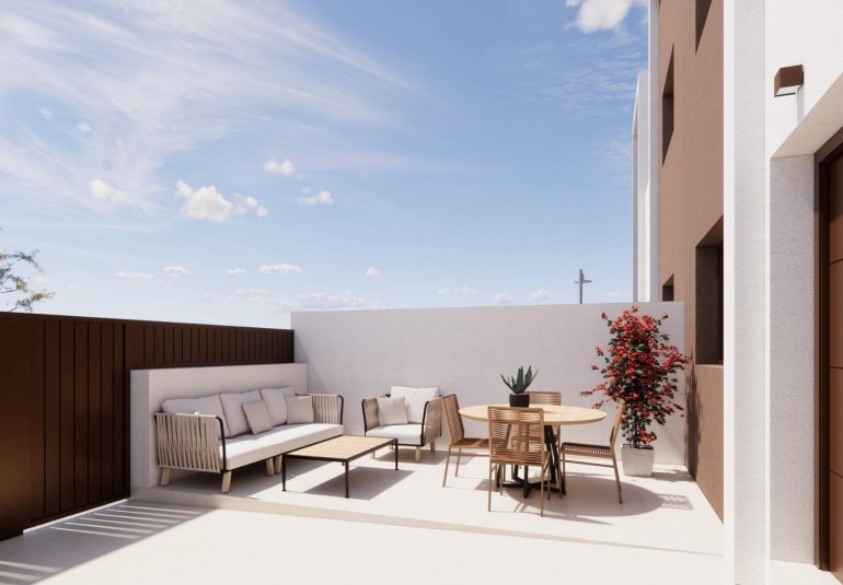 Obra nueva - Town House -
Pilar de la Horadada - Barrio los Segundas