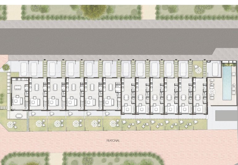 Obra nueva - Town House -
Pilar de la Horadada - pueblo