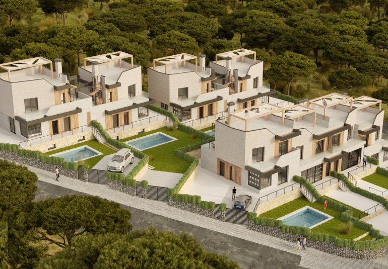 Obra nueva - Town House -
Polop - PAU1