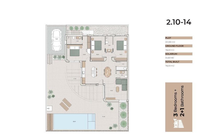 Obra nueva - Villa -
Algorfa - La finca golf