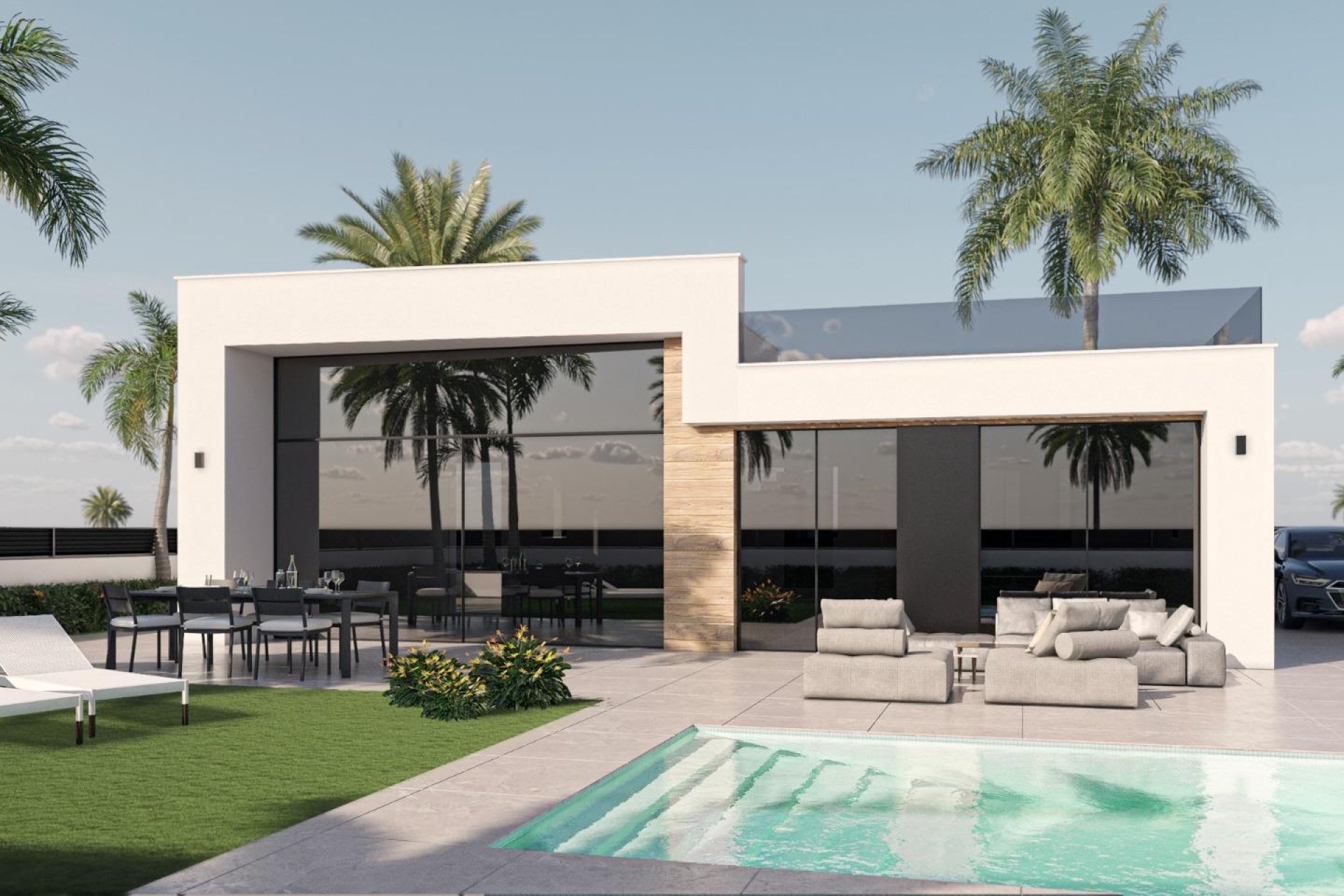Obra nueva - Villa -
Alhama de Murcia - Condado De Alhama