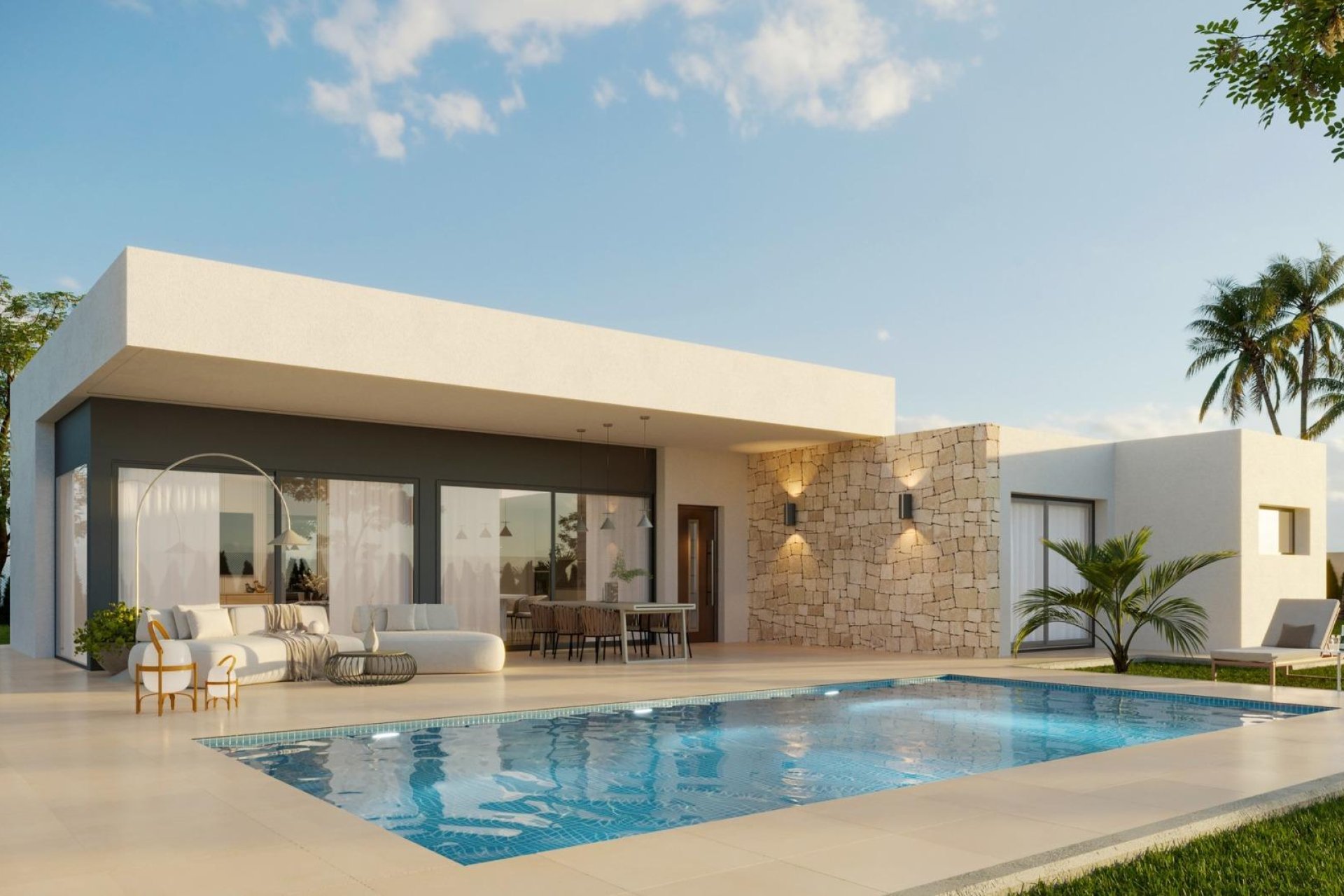 Obra nueva - Villa -
Aspe - Poligono 19