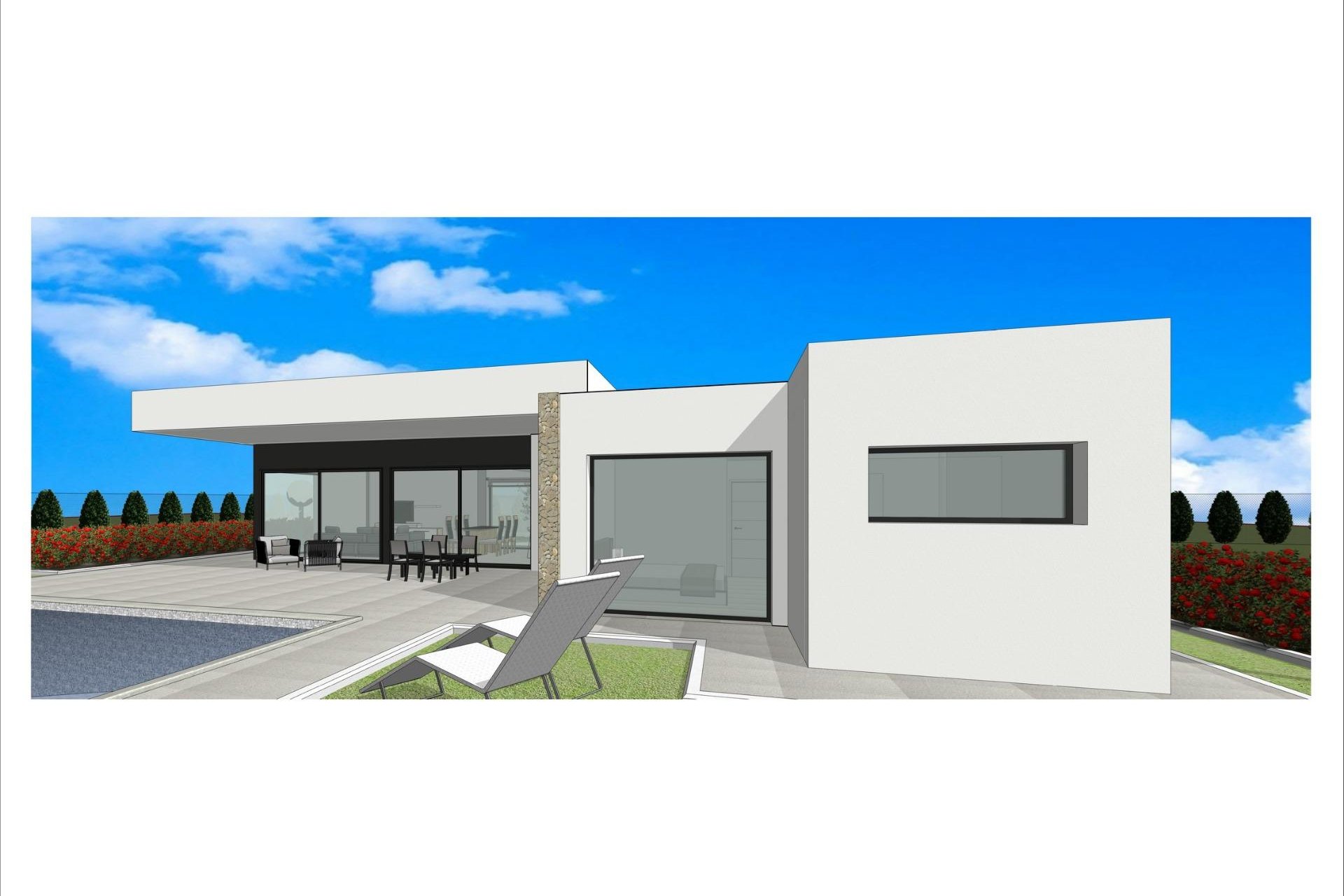 Obra nueva - Villa -
Aspe - Poligono 19