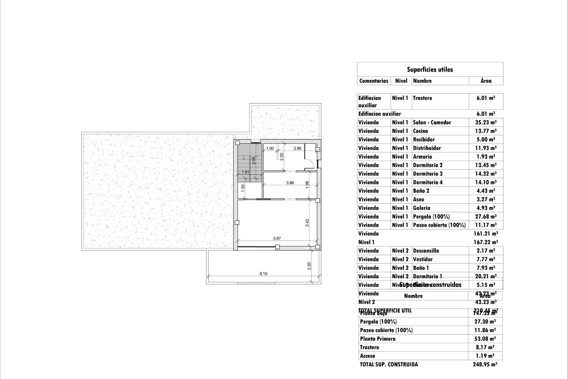 Obra nueva - Villa -
Aspe - Poligono 19