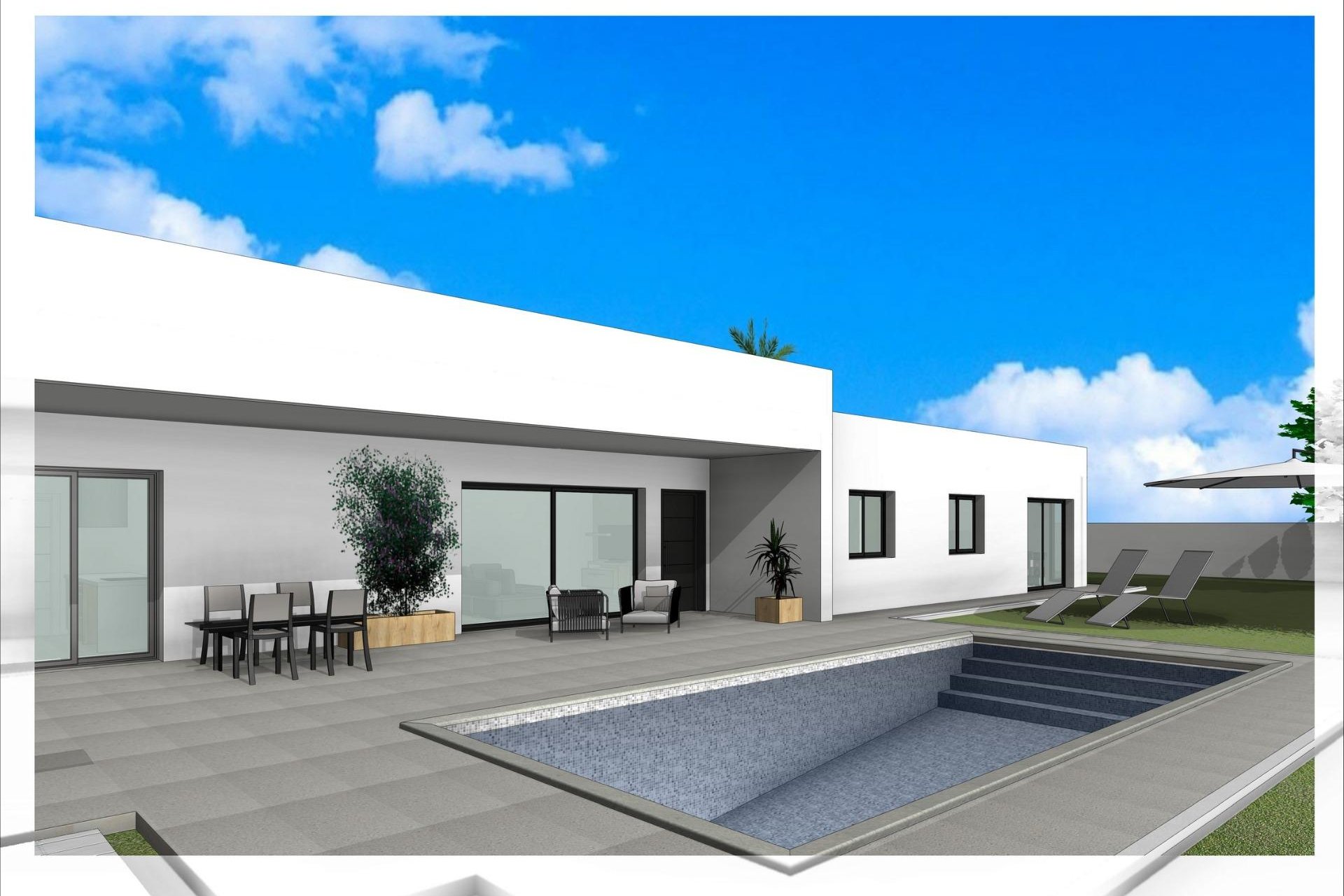 Obra nueva - Villa -
Aspe - Poligono 19