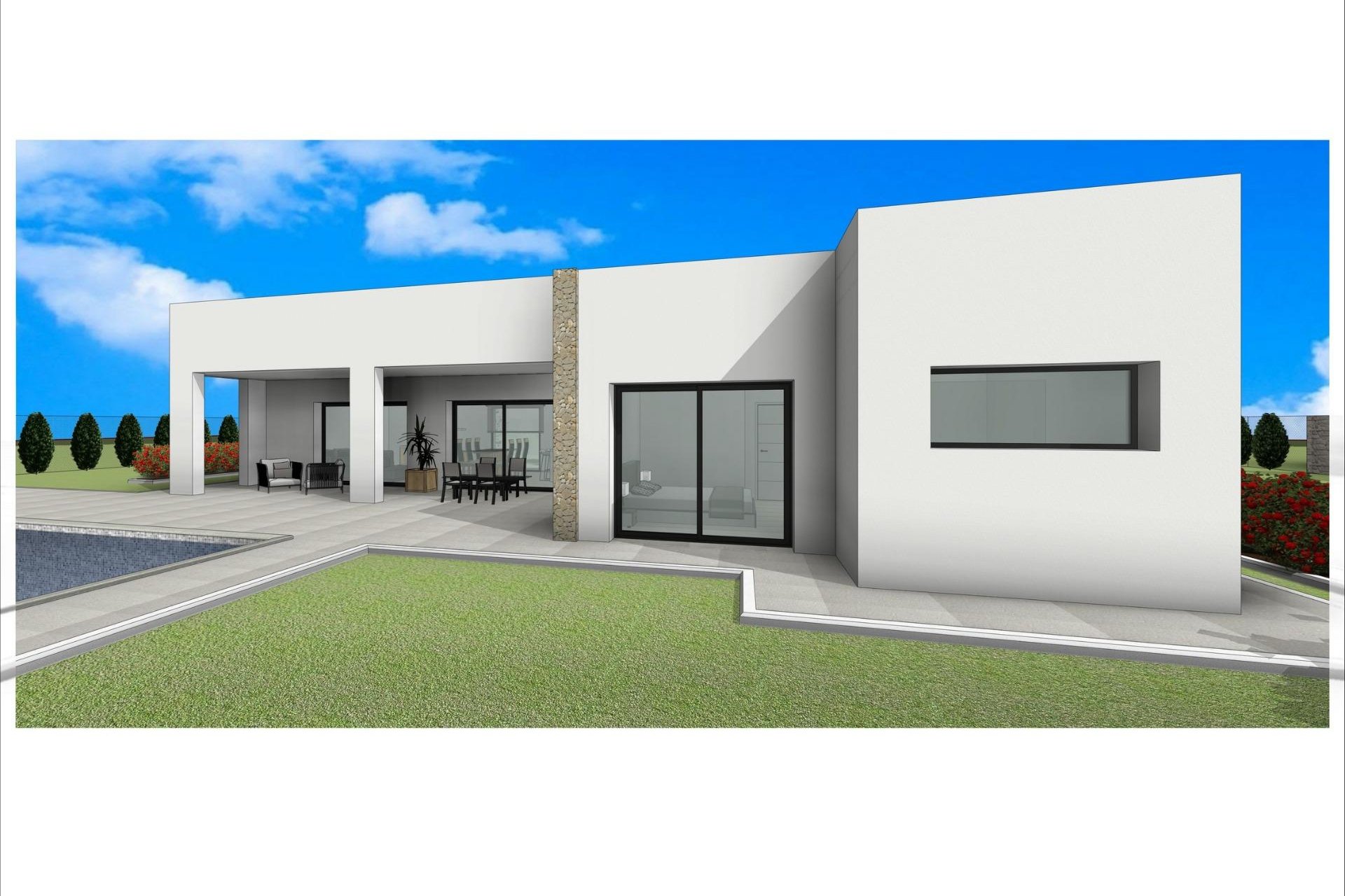 Obra nueva - Villa -
Aspe - Poligono 19