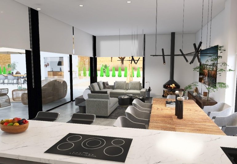 Obra nueva - Villa -
Aspe - Poligono 19