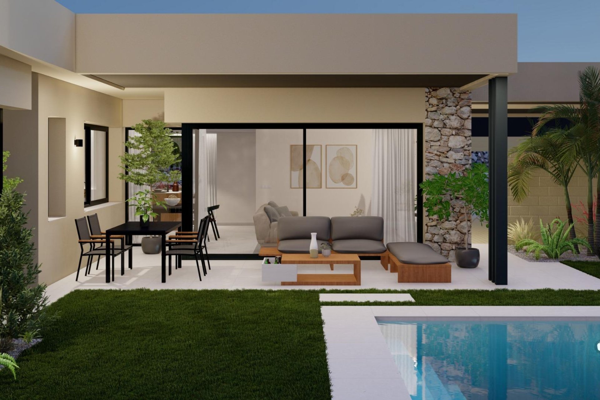 Obra nueva - Villa -
BAÑOS Y MENDIGO - Altaona Golf