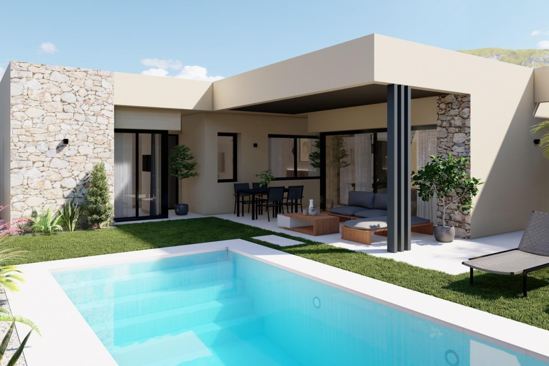 Obra nueva - Villa -
BAÑOS Y MENDIGO - Altaona Golf