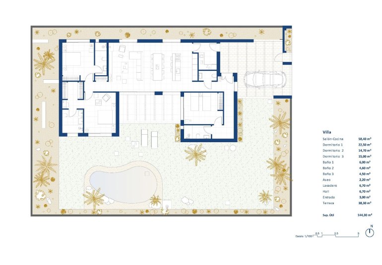 Obra nueva - Villa -
BAÑOS Y MENDIGO - Altaona Golf