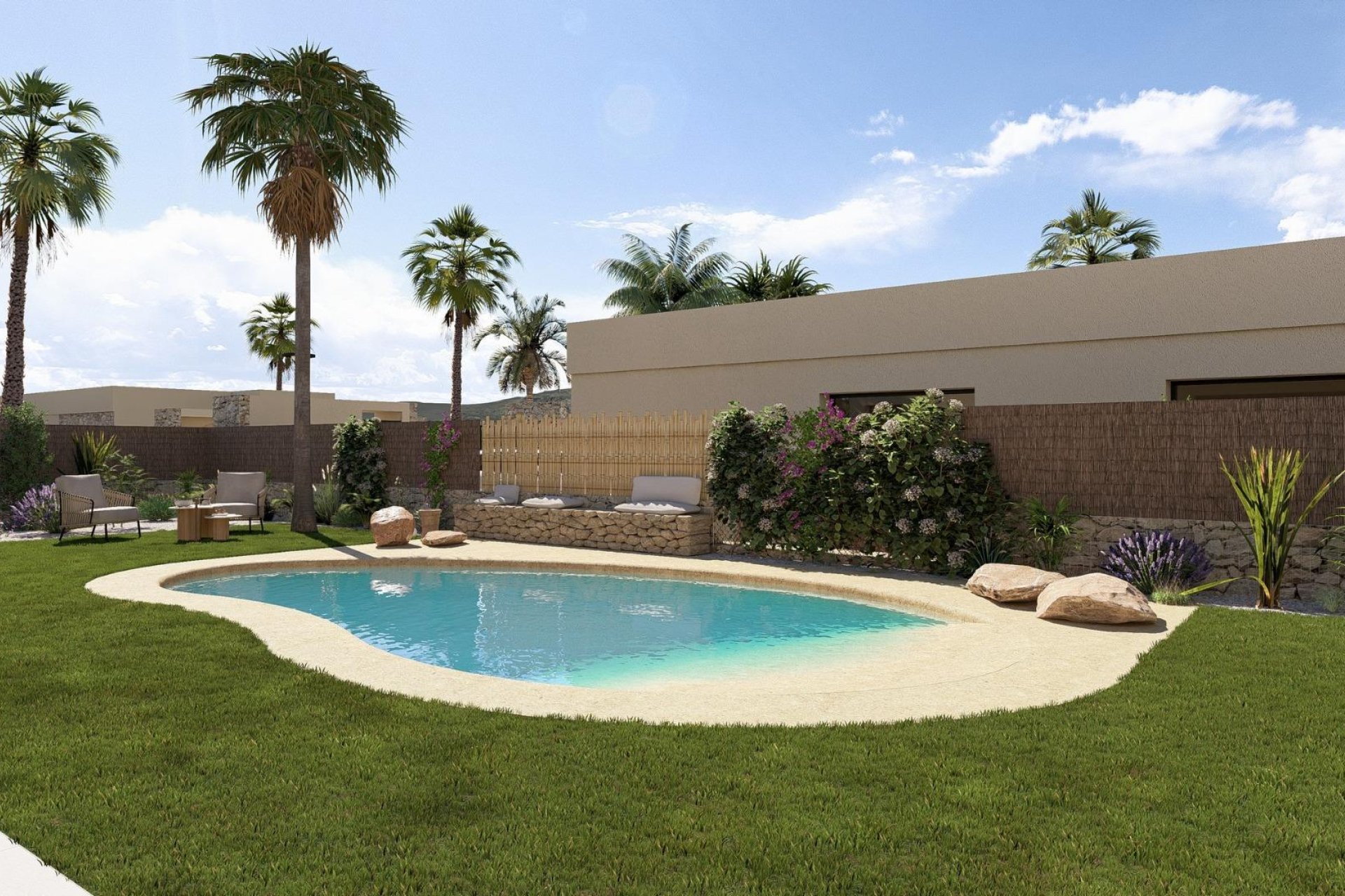 Obra nueva - Villa -
BAÑOS Y MENDIGO - Altaona Golf