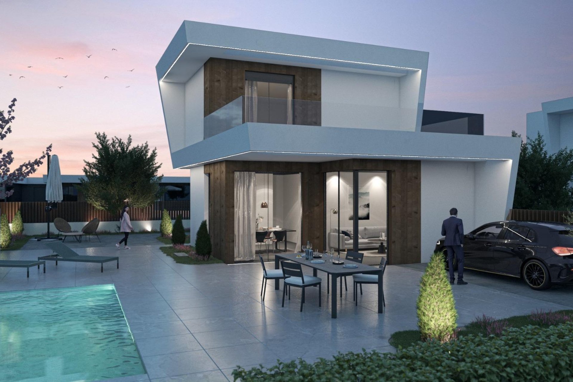 Obra nueva - Villa -
BAÑOS Y MENDIGO - Altaona Golf