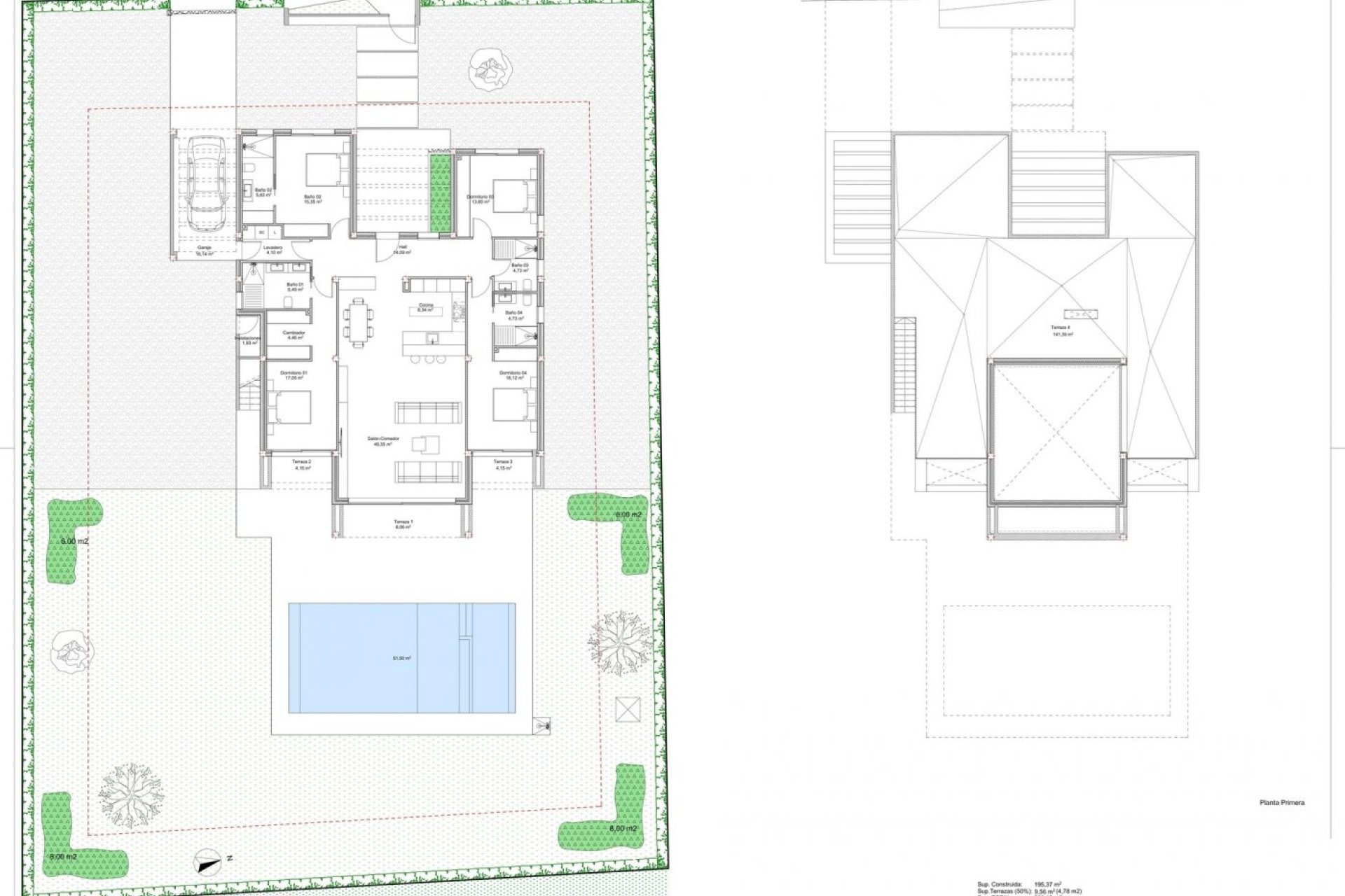 Obra nueva - Villa -
BAÑOS Y MENDIGO - Altaona Golf