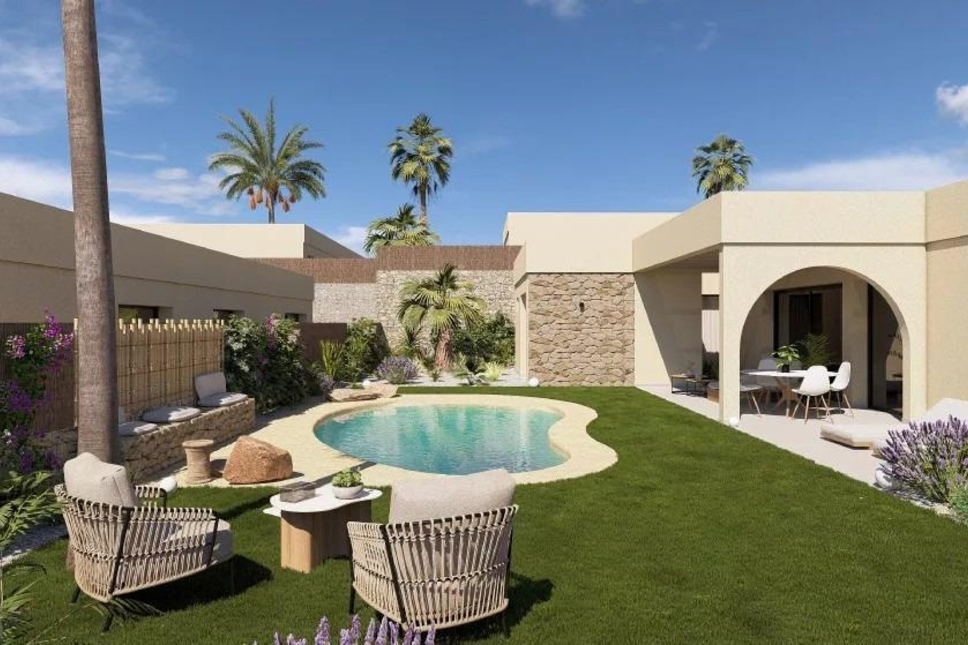 Obra nueva - Villa -
BAÑOS Y MENDIGO - Altaona Golf