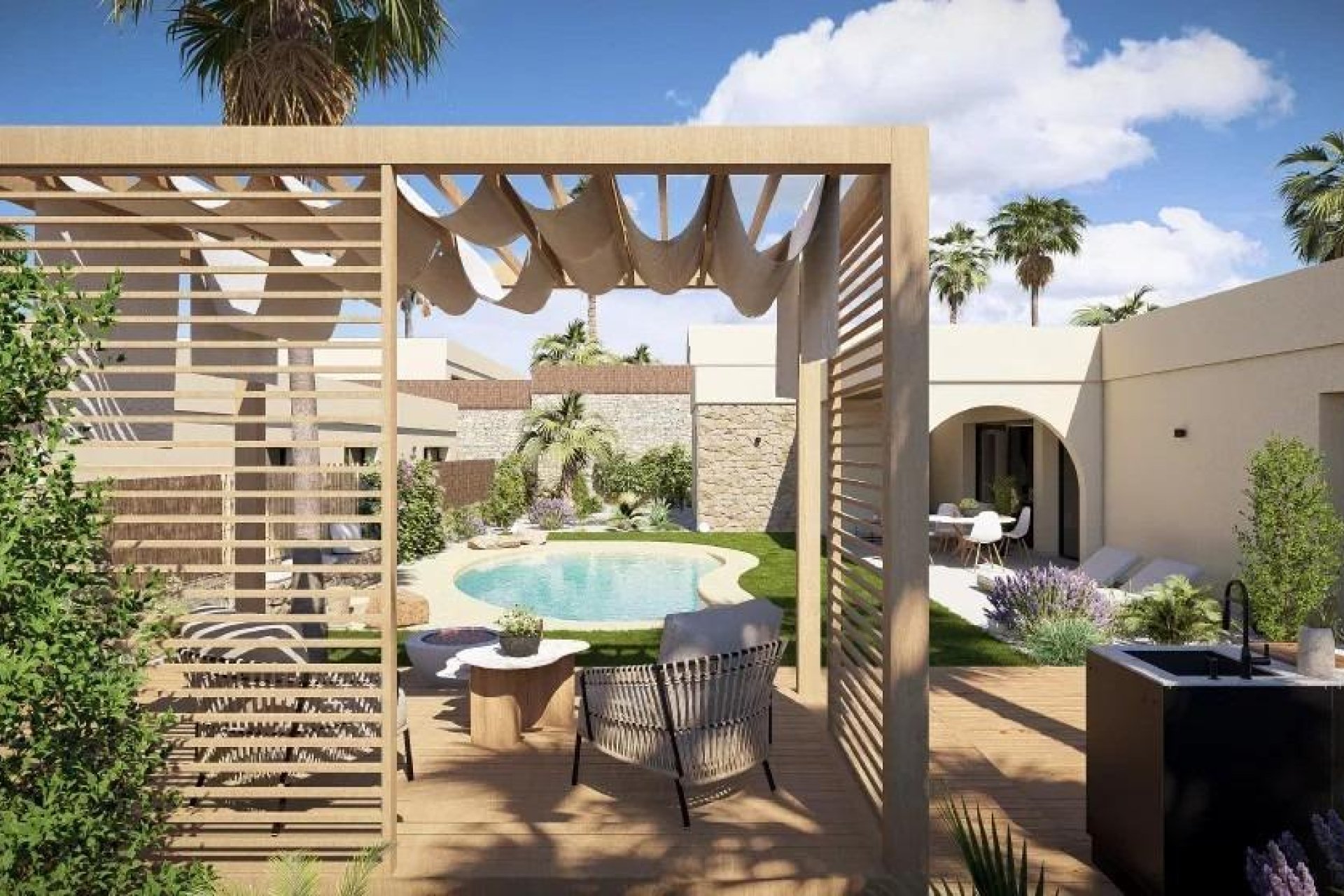 Obra nueva - Villa -
BAÑOS Y MENDIGO - Altaona Golf