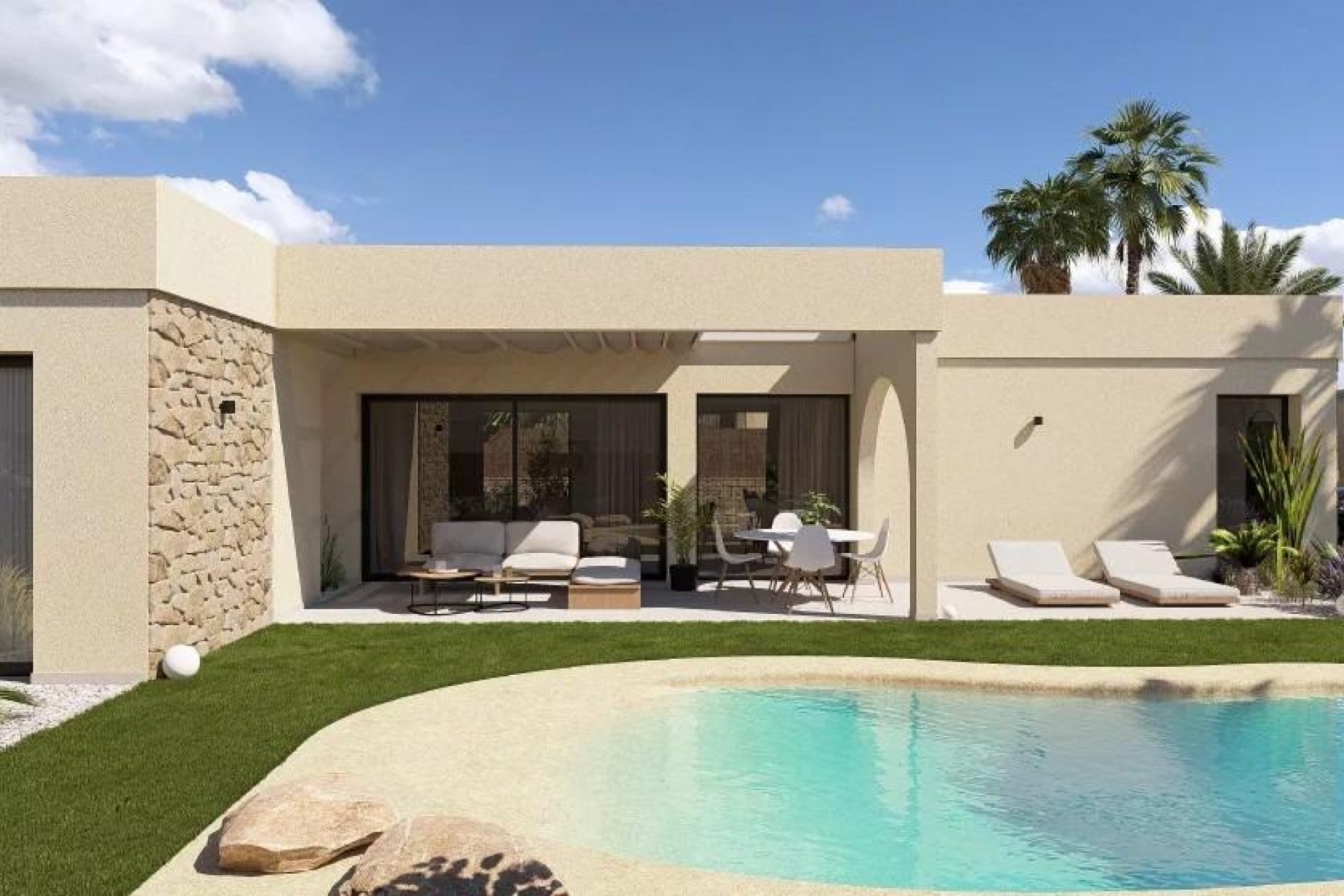 Obra nueva - Villa -
BAÑOS Y MENDIGO - Altaona Golf