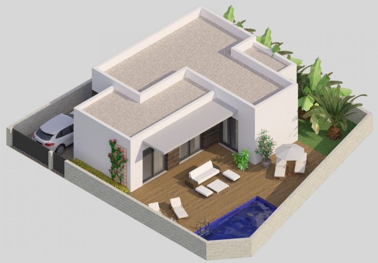 Obra nueva - Villa -
Benijofar - Polideportivo