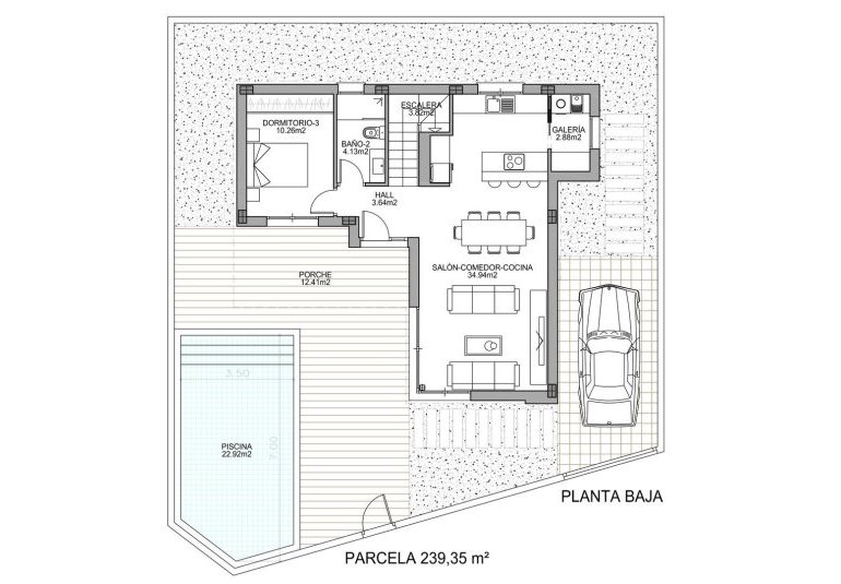 Obra nueva - Villa -
Benijofar - Polideportivo