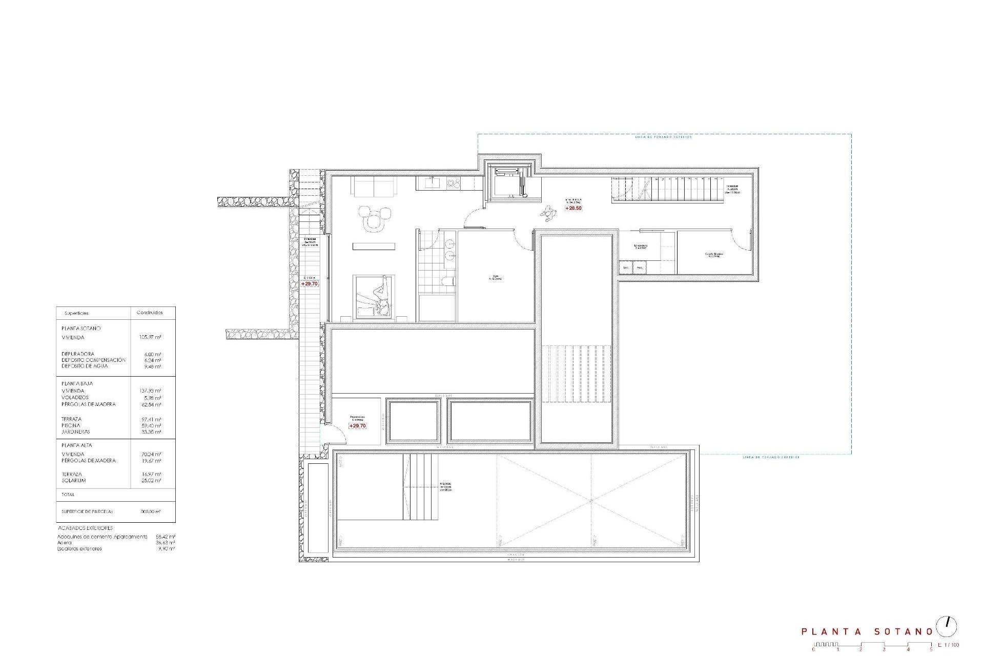 Obra nueva - Villa -
Benissa - Cala de la Fustera