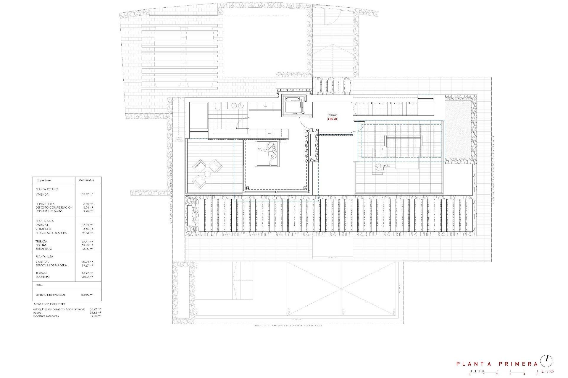 Obra nueva - Villa -
Benissa - Cala de la Fustera
