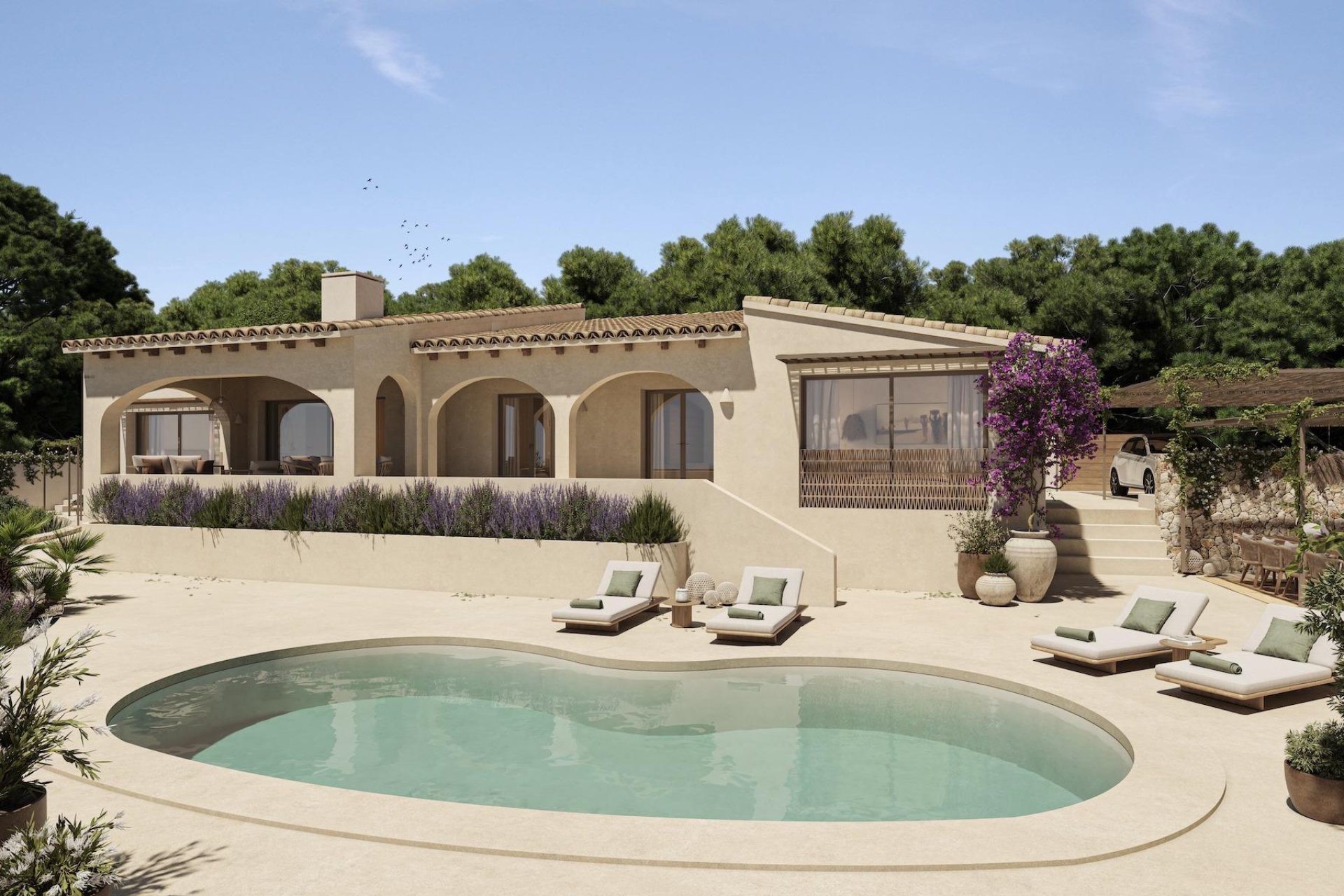 Obra nueva - Villa -
Benissa - La Fustera
