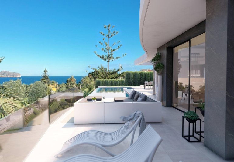 Obra nueva - Villa -
Benissa - Playa de La Fustera