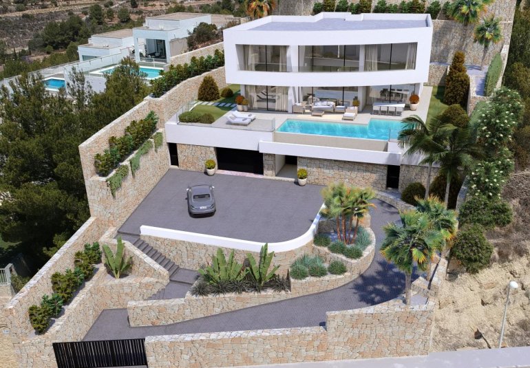 Obra nueva - Villa -
Calpe - Empedrola