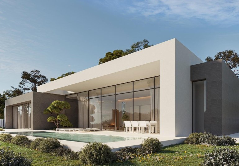 Obra nueva - Villa -
Calpe - Pla roig