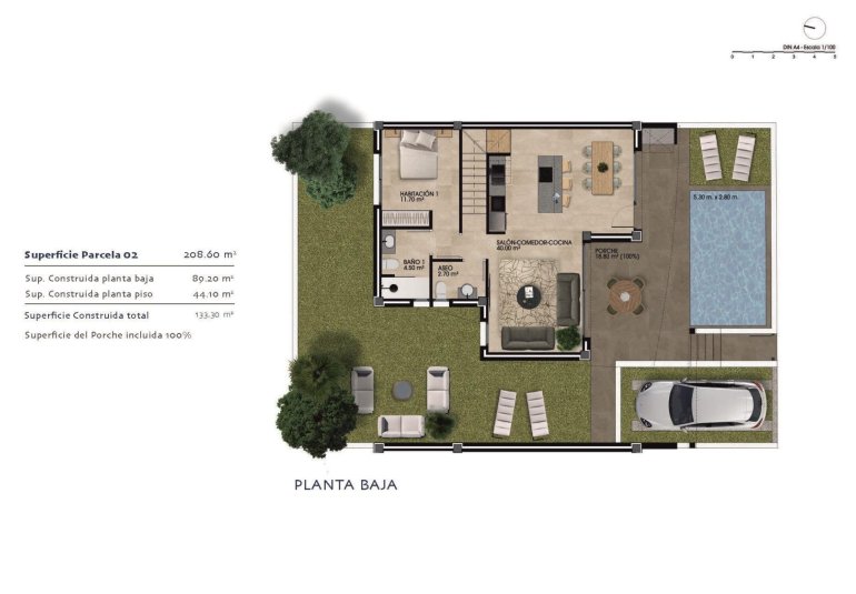 Obra nueva - Villa -
Dolores - polideportivo