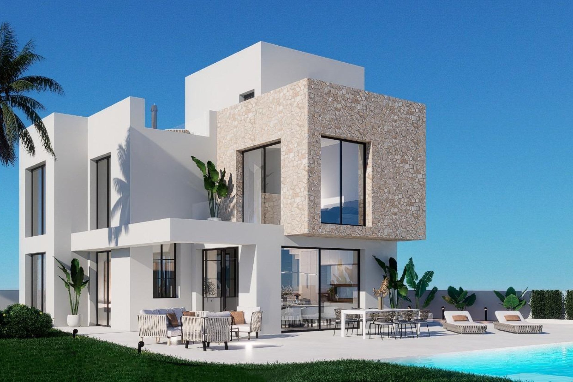 Obra nueva - Villa -
Finestrat - Balcon de finestrat