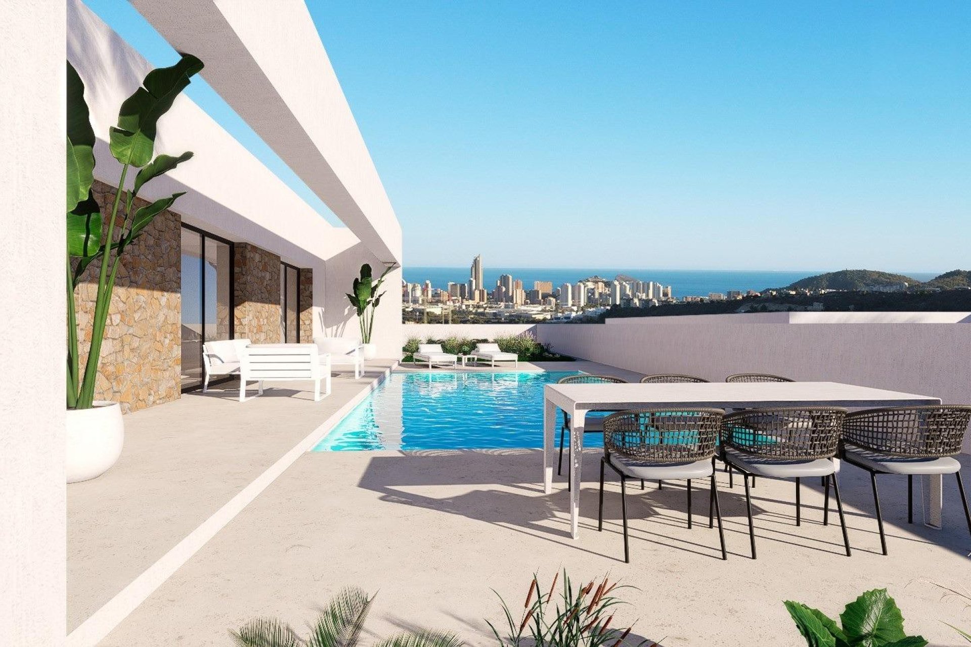 Obra nueva - Villa -
Finestrat - Balcon de finestrat