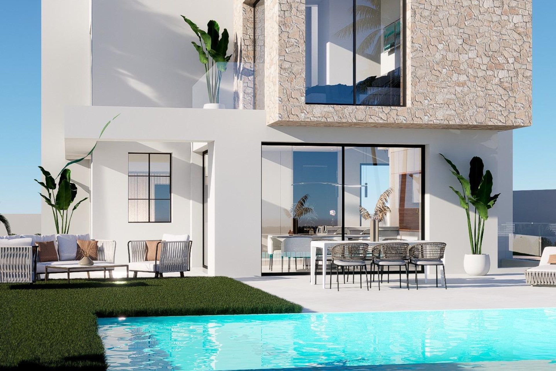 Obra nueva - Villa -
Finestrat - Balcon de finestrat