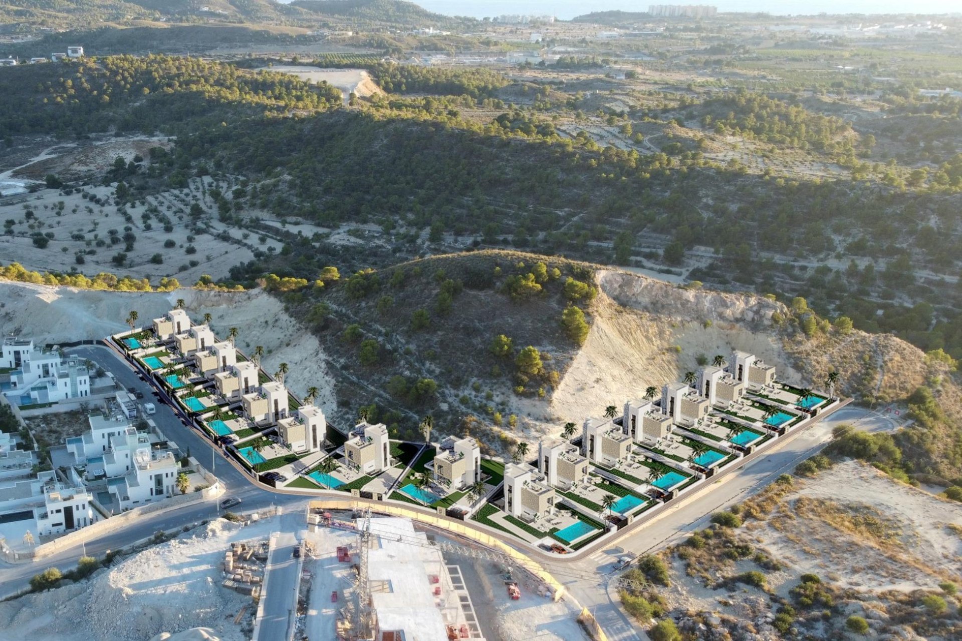 Obra nueva - Villa -
Finestrat - Balcon de finestrat