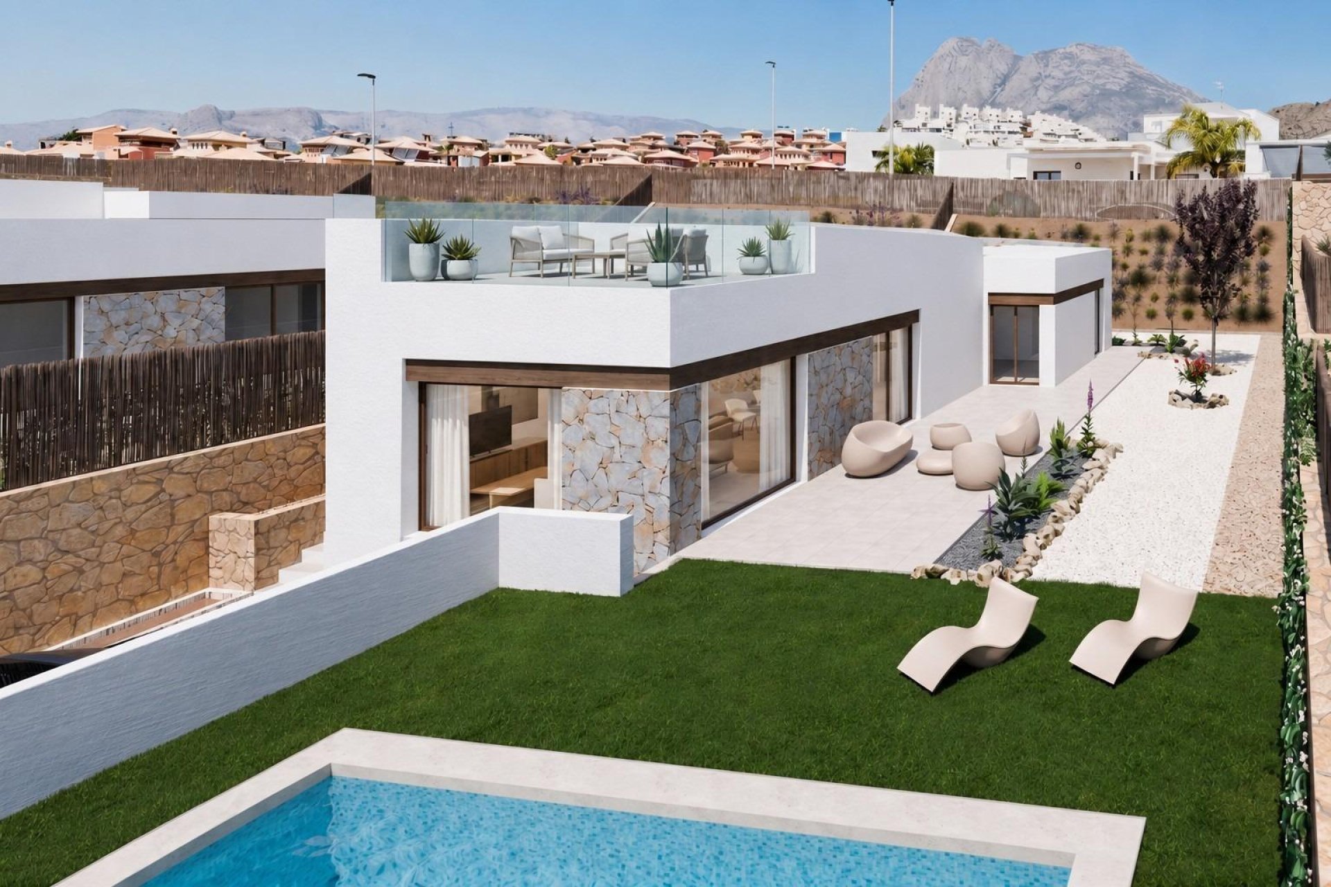 Obra nueva - Villa -
Finestrat - Balcon de finestrat