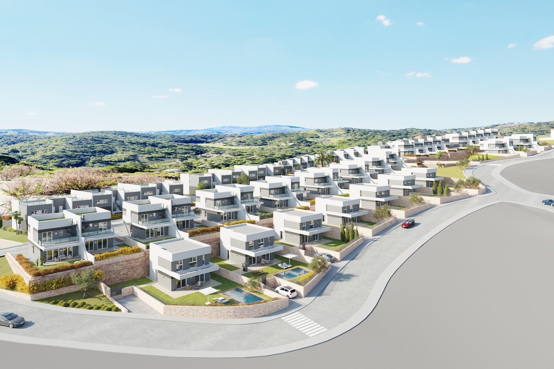 Obra nueva - Villa -
Finestrat - Balcon de finestrat