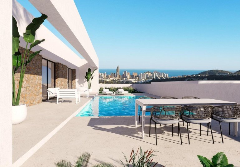 Obra nueva - Villa -
Finestrat - Balcon de finestrat