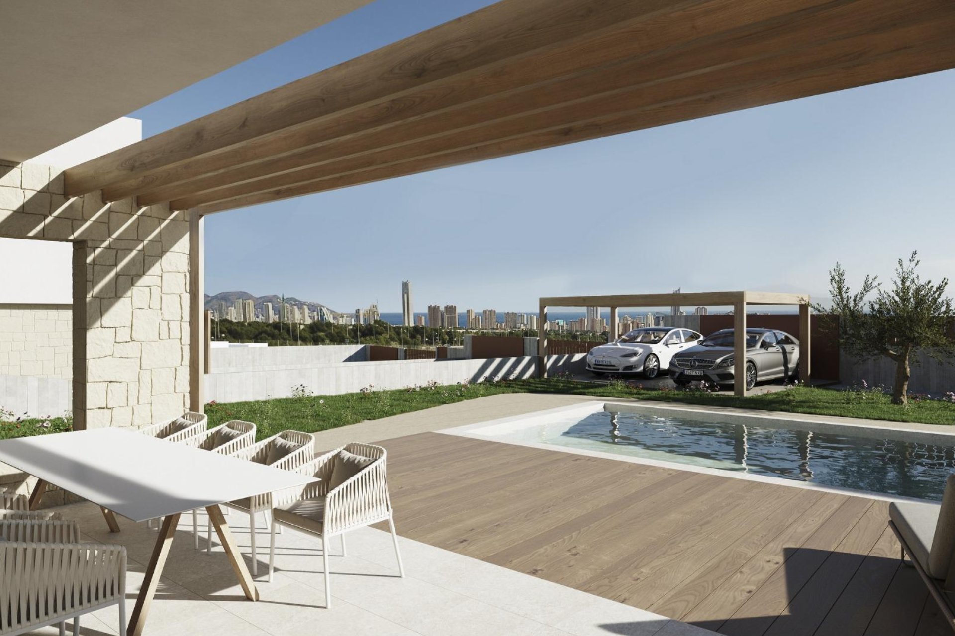 Obra nueva - Villa -
Finestrat - Campana garden