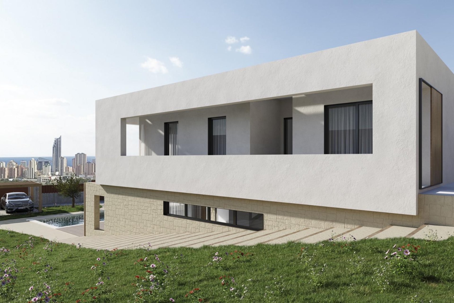 Obra nueva - Villa -
Finestrat - Campana garden