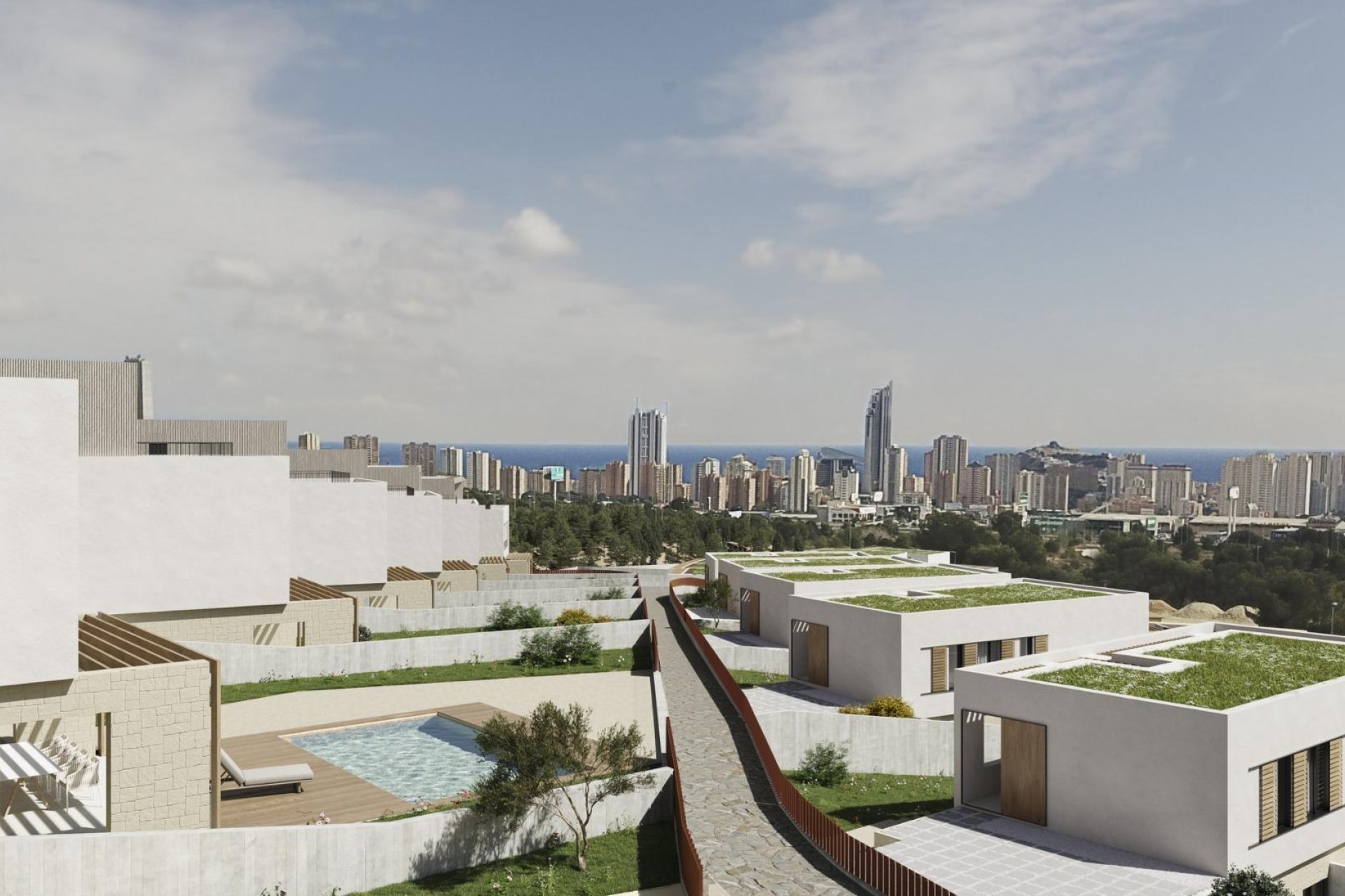 Obra nueva - Villa -
Finestrat - Campana garden