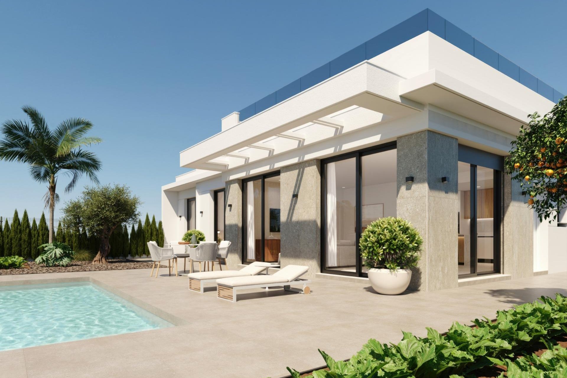 Obra nueva - Villa -
Fuente Álamo - Hacienda Del Álamo Golf
