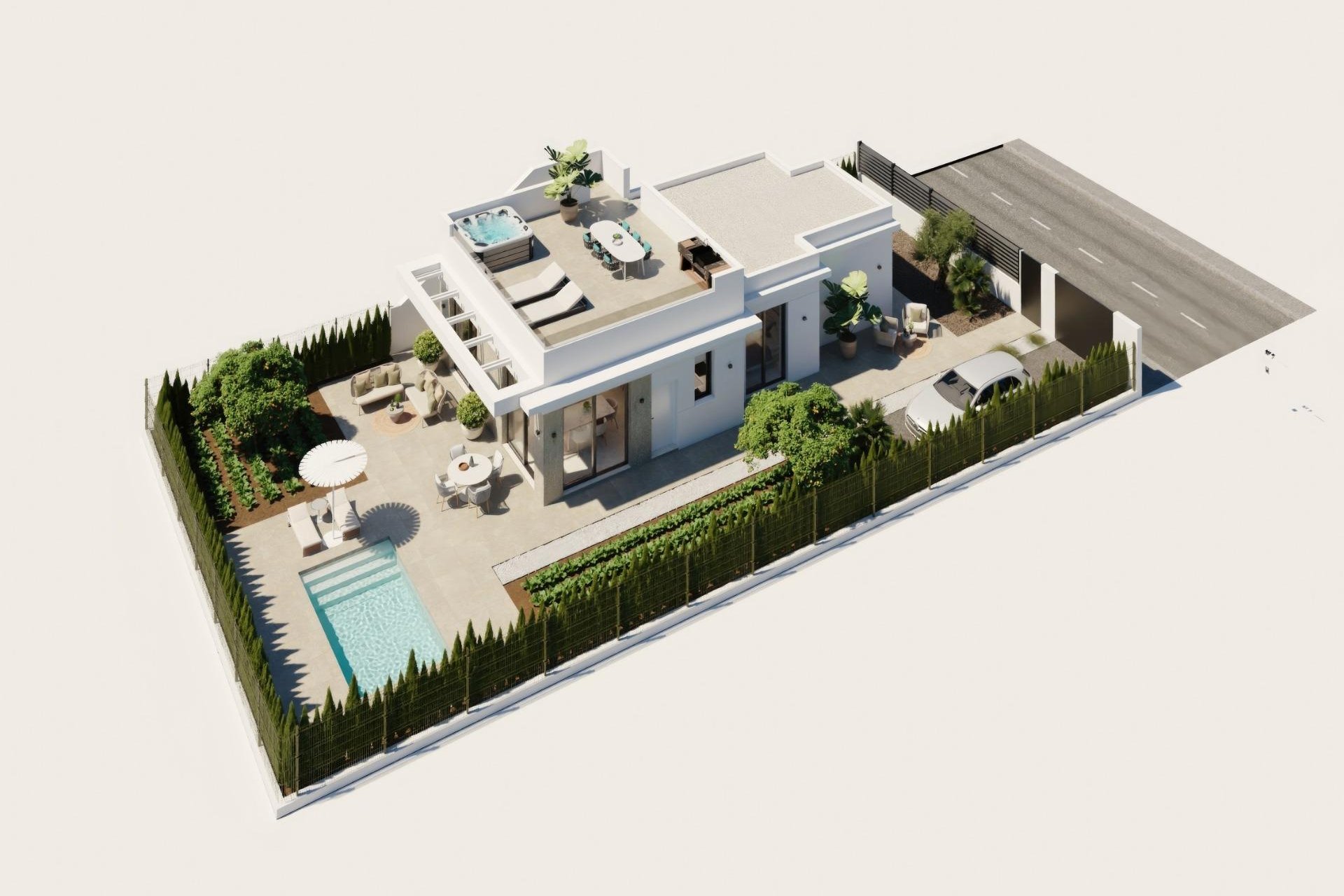 Obra nueva - Villa -
Fuente Álamo - Hacienda Del Álamo Golf