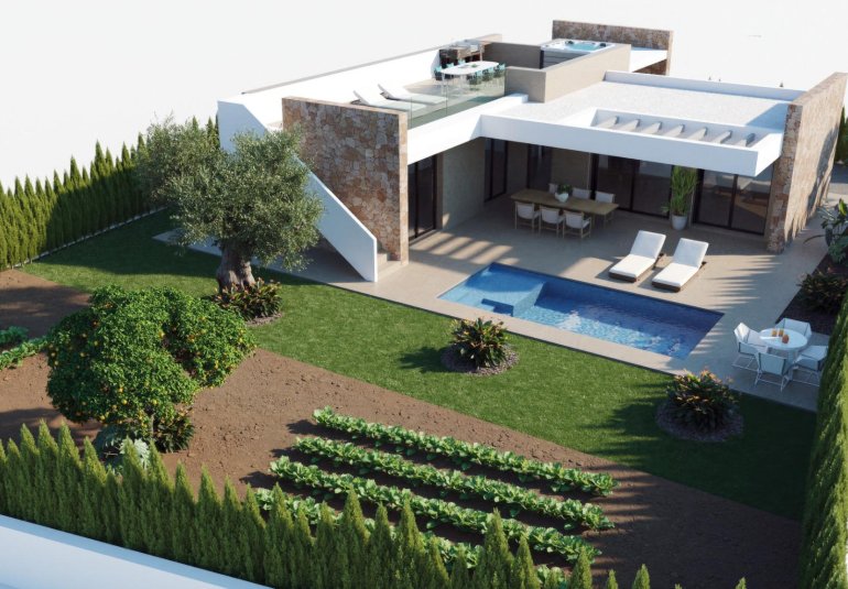 Obra nueva - Villa -
Fuente Álamo - Hacienda del Alamo