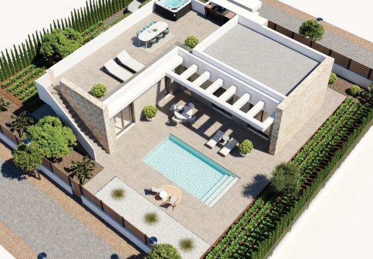 Obra nueva - Villa -
Fuente Álamo - Hacienda del Alamo