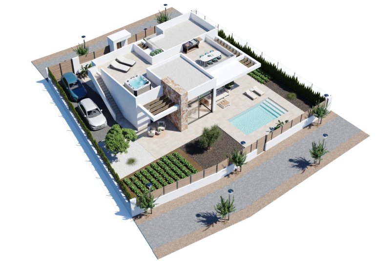 Obra nueva - Villa -
Fuente Álamo - Hacienda del Alamo