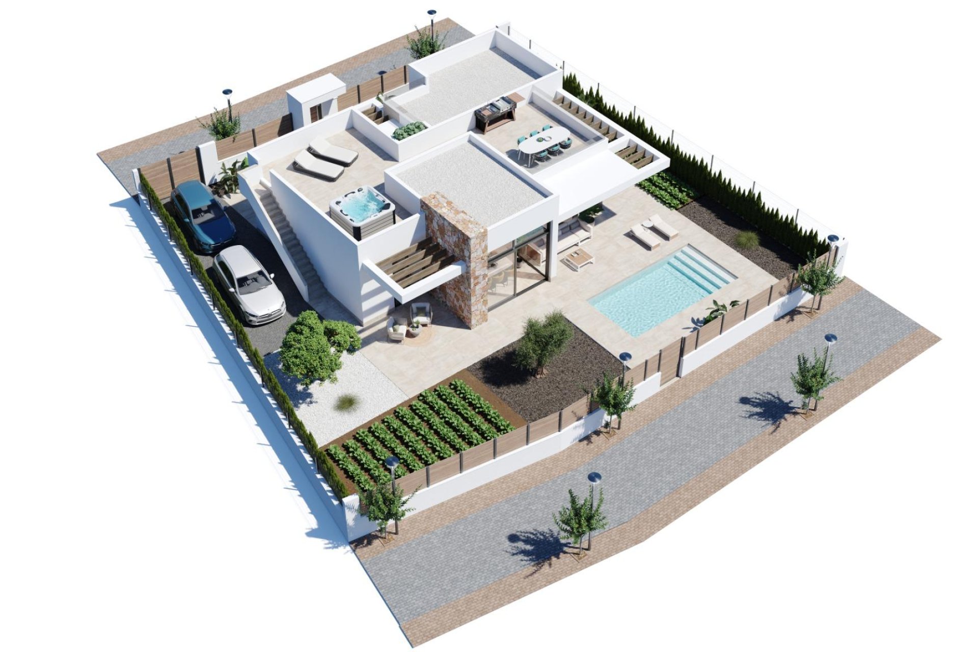 Obra nueva - Villa -
Fuente Álamo - Hacienda del Alamo