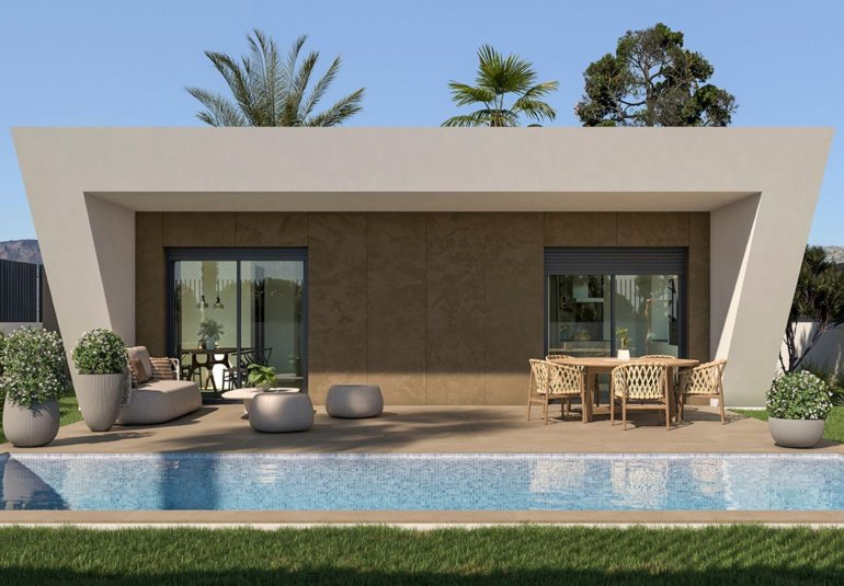 Obra nueva - Villa -
Hondón de las Nieves - Urbaniz La Montañosa