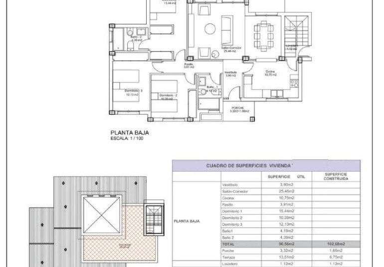 Obra nueva - Villa -
Lorca - Purias