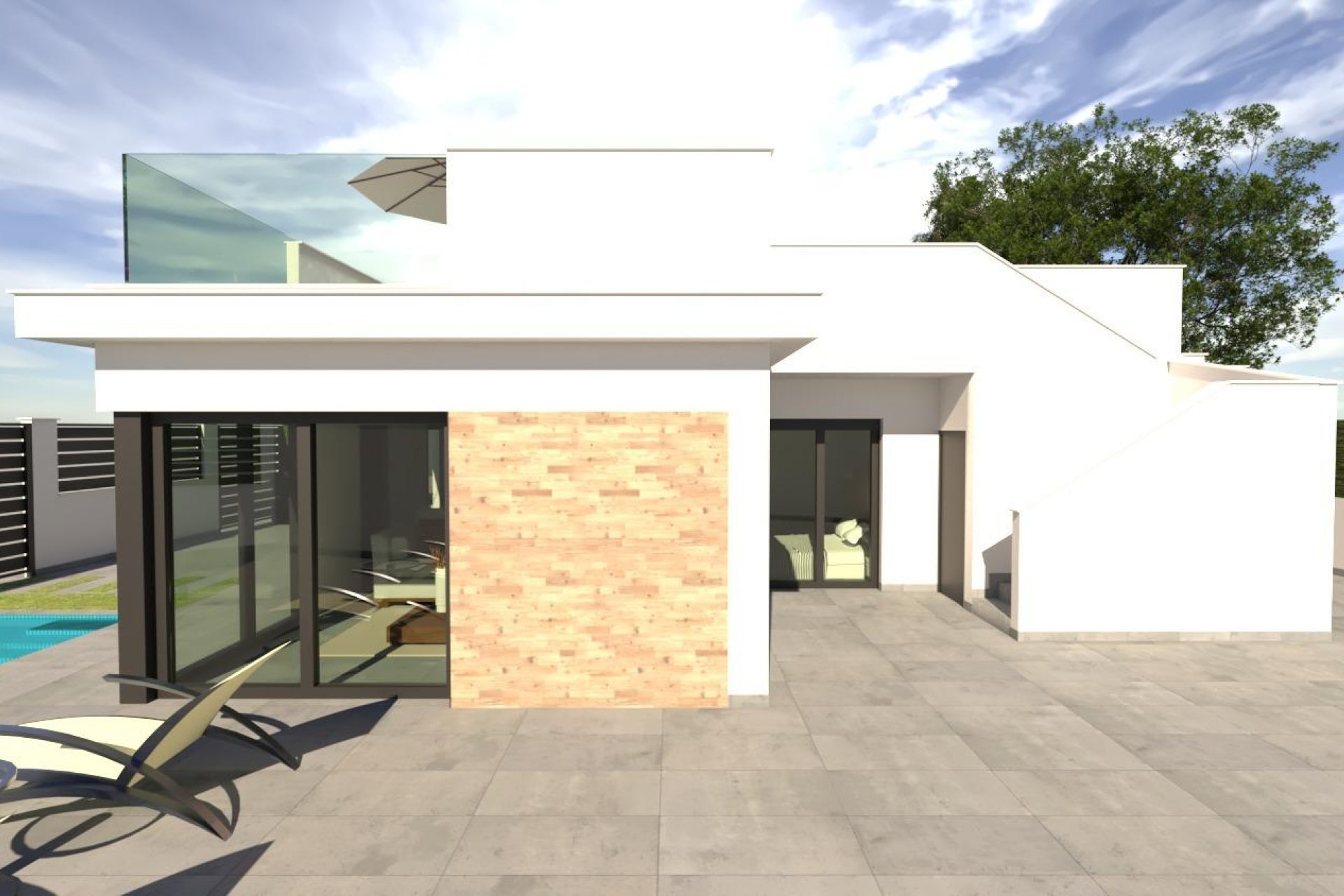 Obra nueva - Villa -
Los Alcázares - La Concha